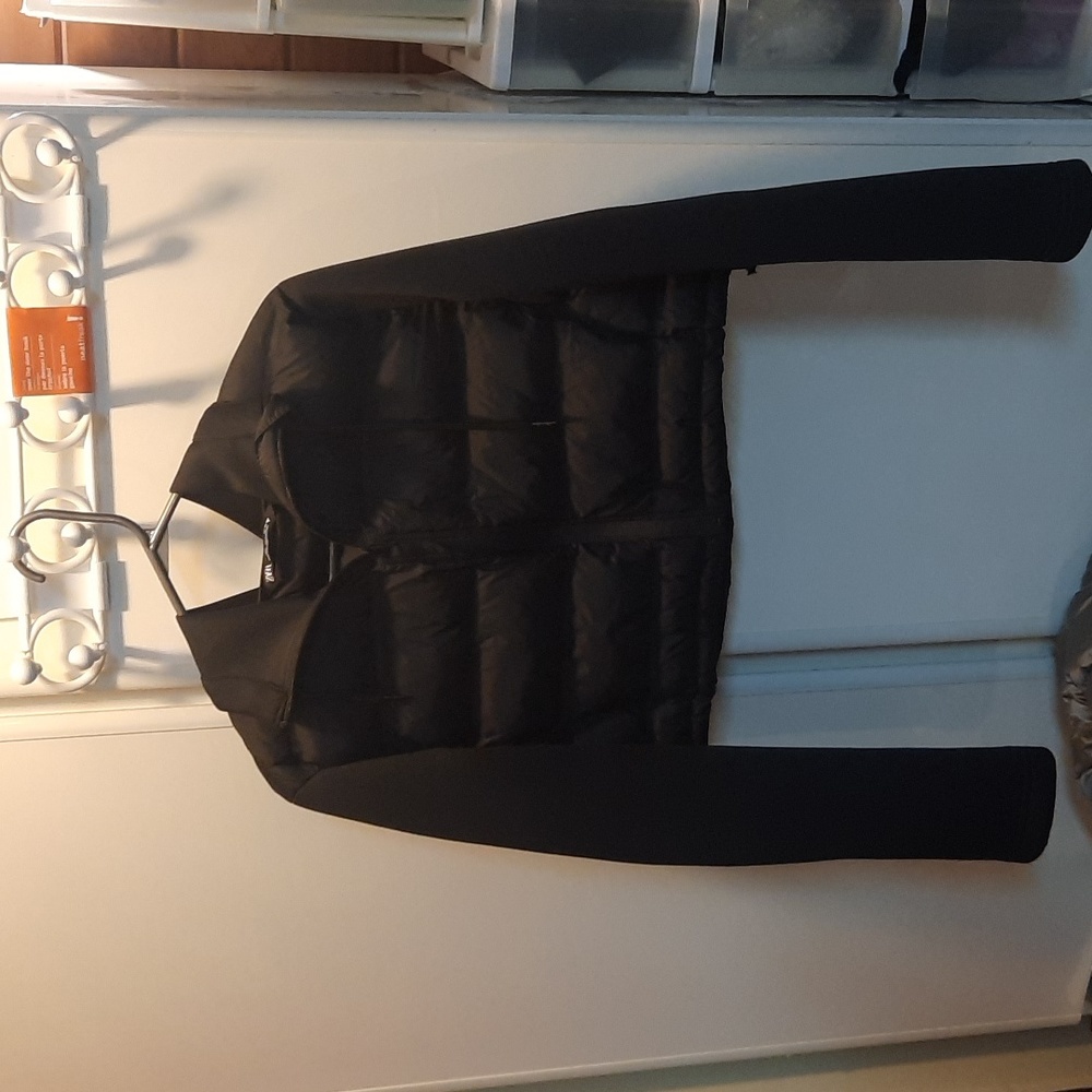 Zara black light crop jacket.